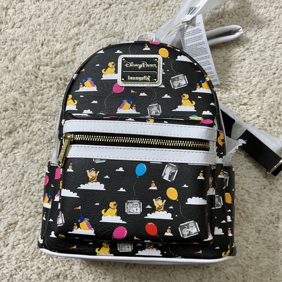 Loungefly Disney Princess Black and White Kids Backpack - Picture 1 of 1